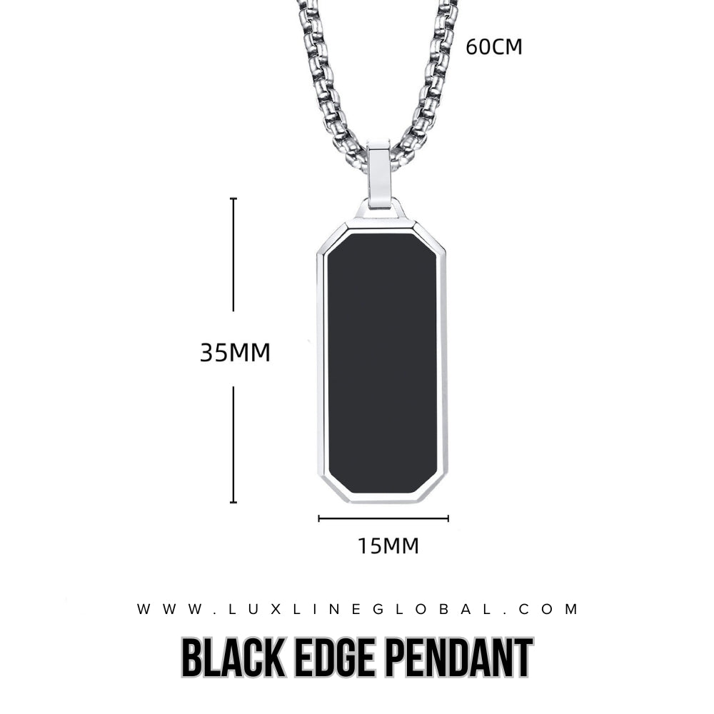 Black Edge Pendant
