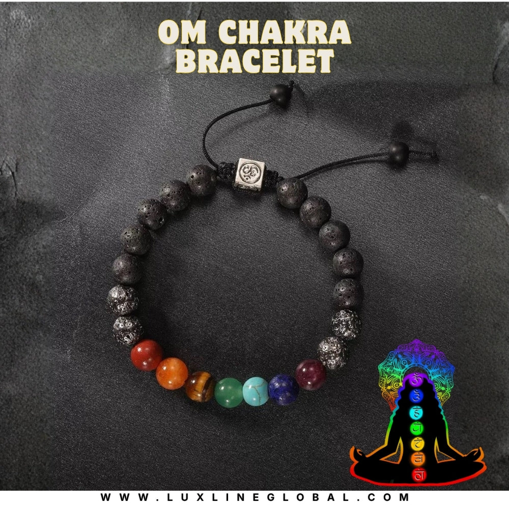 Om-Natural Stone Bracelet (ছেলে)