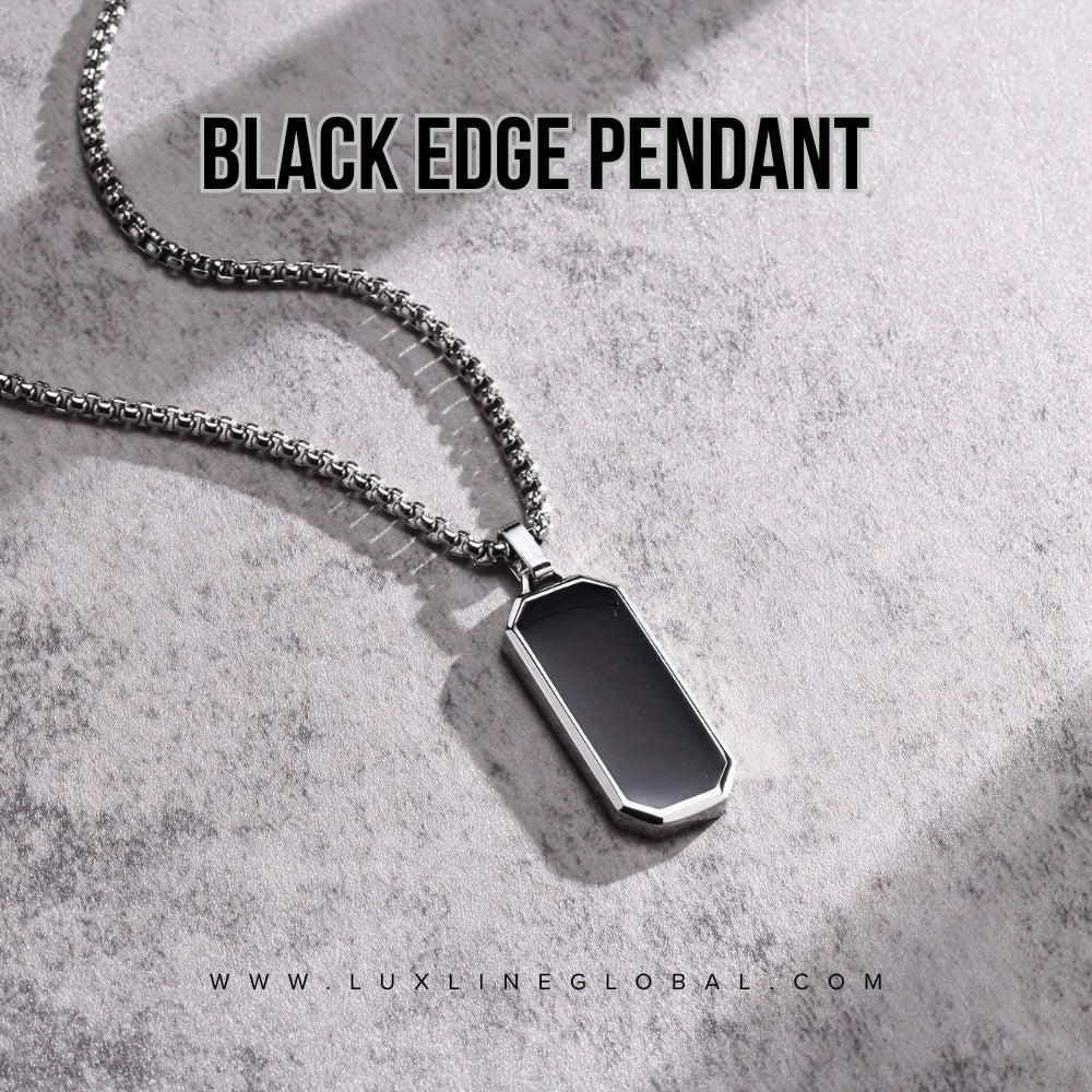 Black Edge Pendant