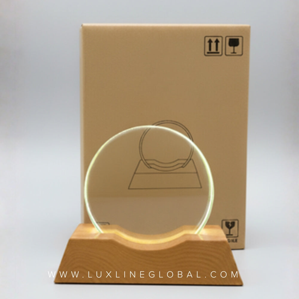 রাঁধা কৃষ্ণ 3D Round lamp-3