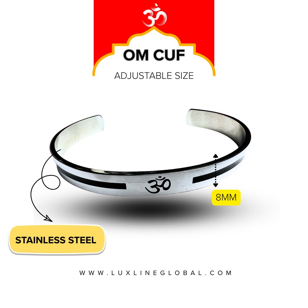 🕉️Om Cuff Bracelet (ফ্রি ডেলিভারি🚛)