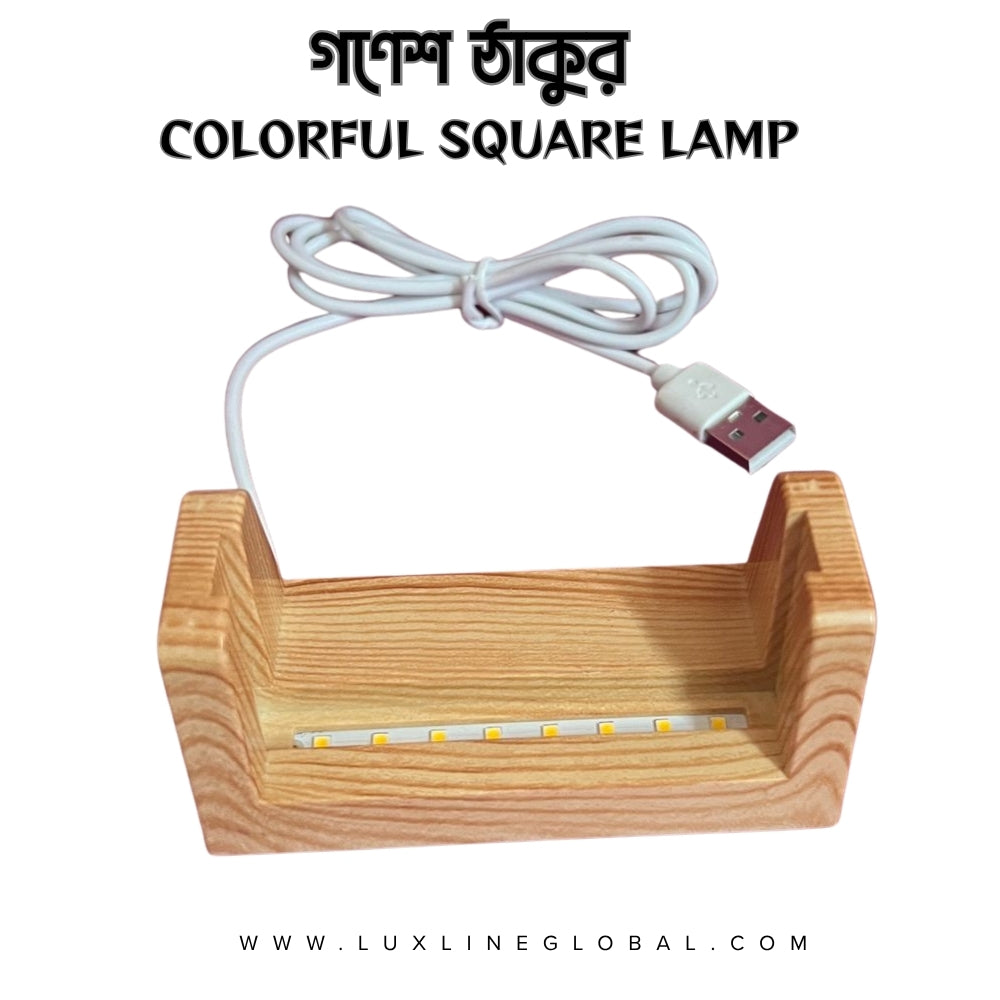 জগন্নাথ 2D কালারফুল স্কয়ার ল্যাম্প (33)