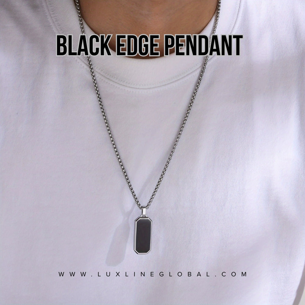 Black Edge Pendant