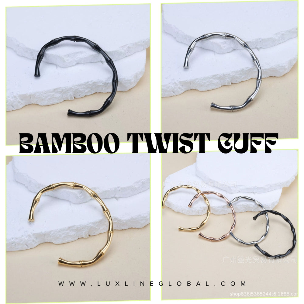 Bamboo Twist Cuff