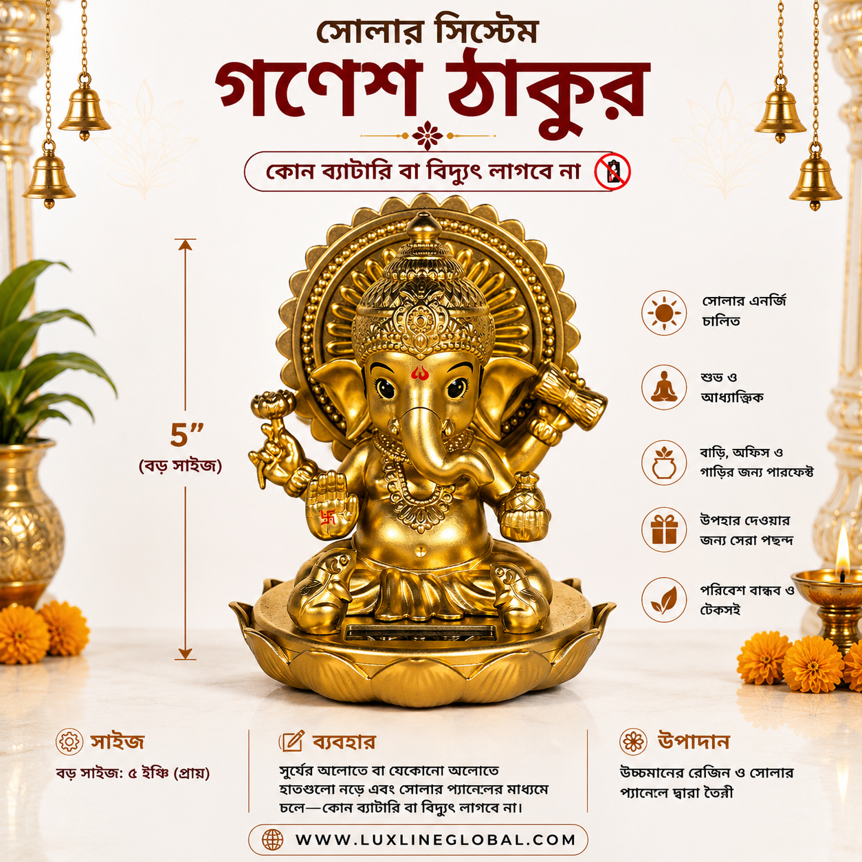 সোলার সিস্টেম গণেশ ঠাকুর (V2)