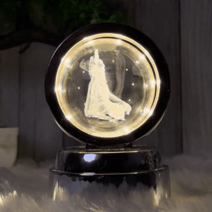 মহাদেব Rotating 3D lamp Ball (1)