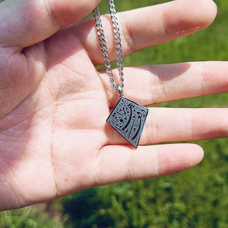 Pendant Necklace Arabic Writing