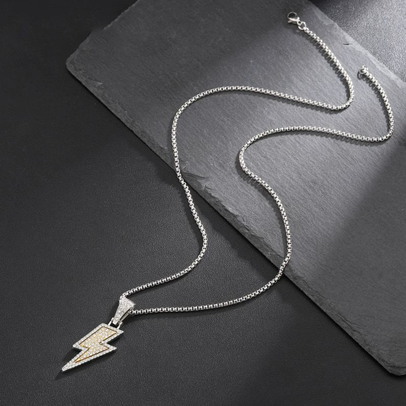 Lightning Twist Chain Pendant