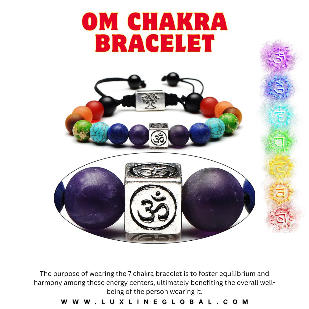 Om-Natural Stone Bracelet (মেয়ে )