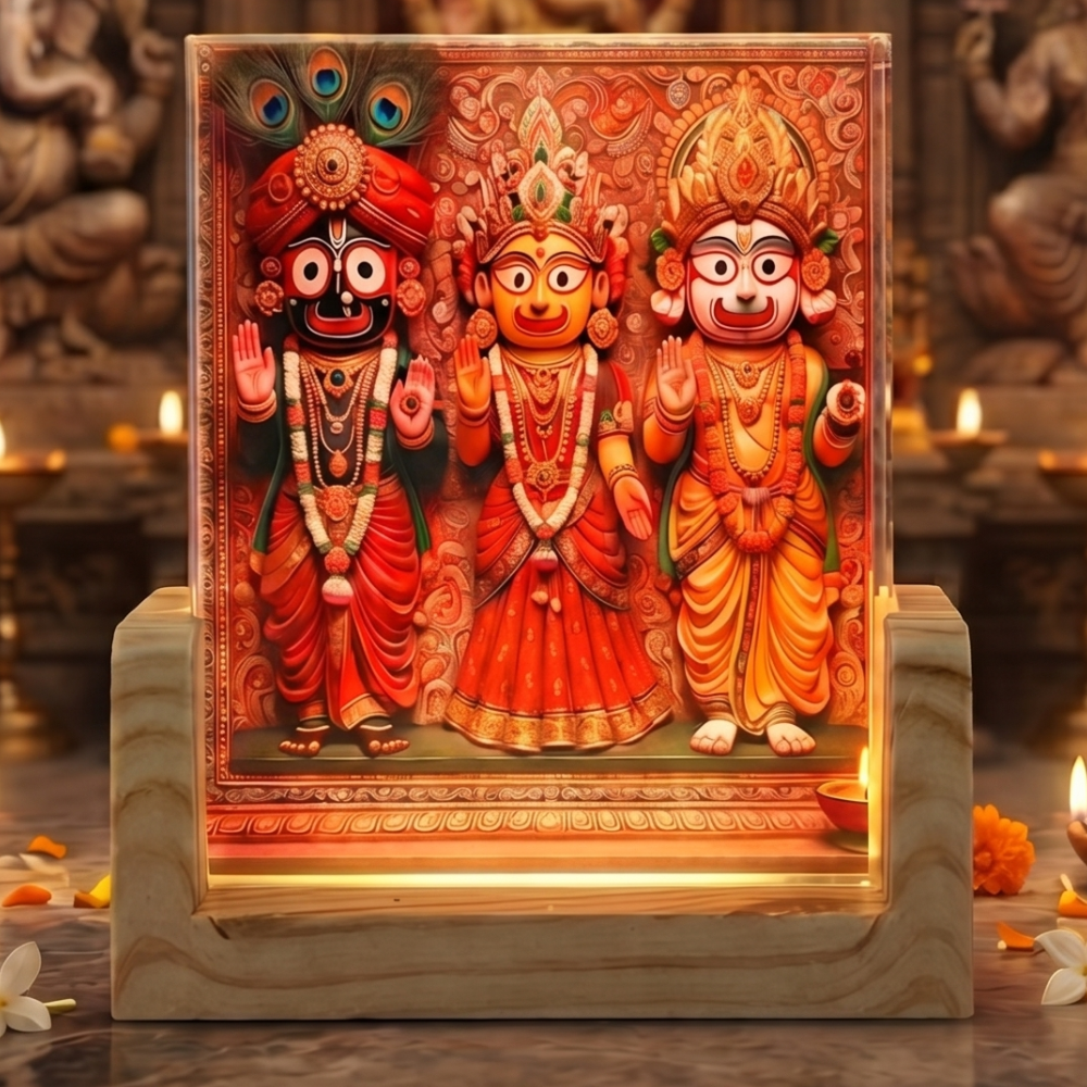 জগন্নাথ 2D কালারফুল স্কয়ার ল্যাম্প (33)