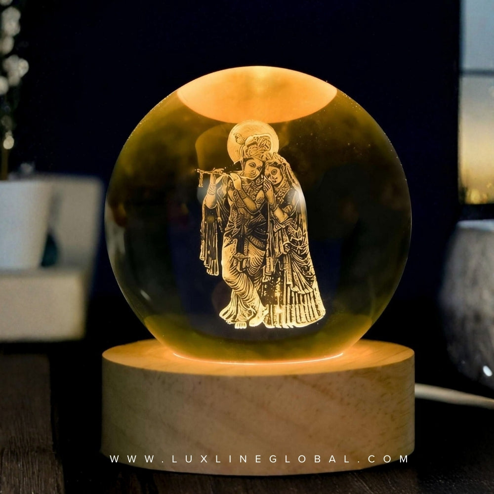 রাধাকৃষ্ণ (3D lamp Ball-17)