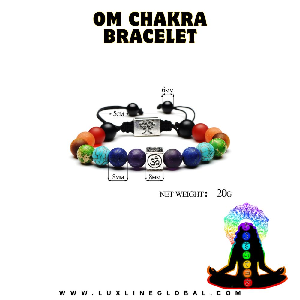 Om-Natural Stone Bracelet (মেয়ে )