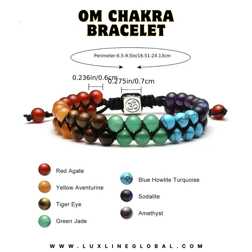 Om-Natural Stone Bracelet (মেয়ে)