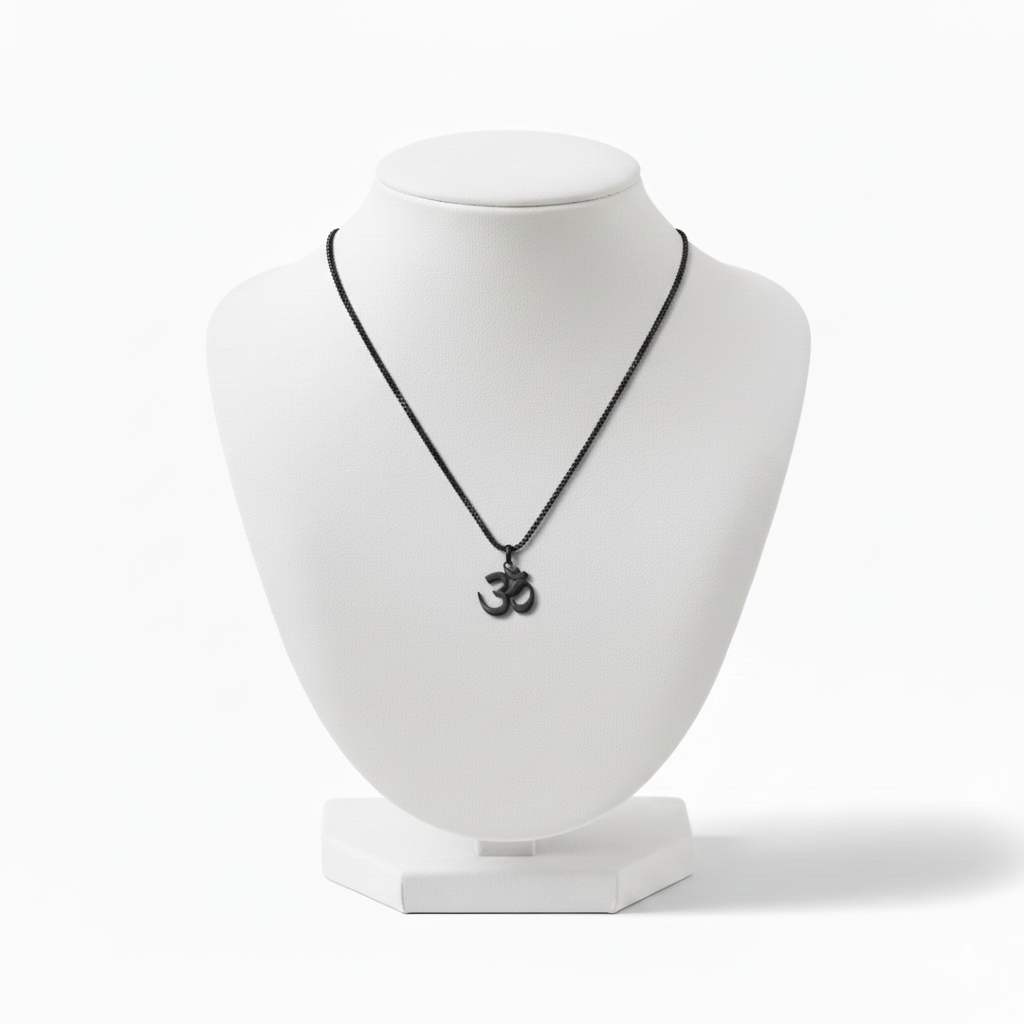 OM NECKLACE WITH (VENETION CHAIN)