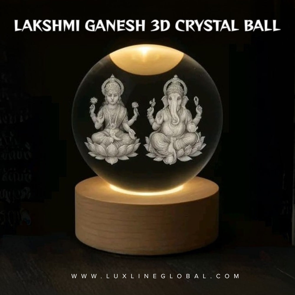 লক্ষ্মী গণেশ 3D lamp Ball (15)