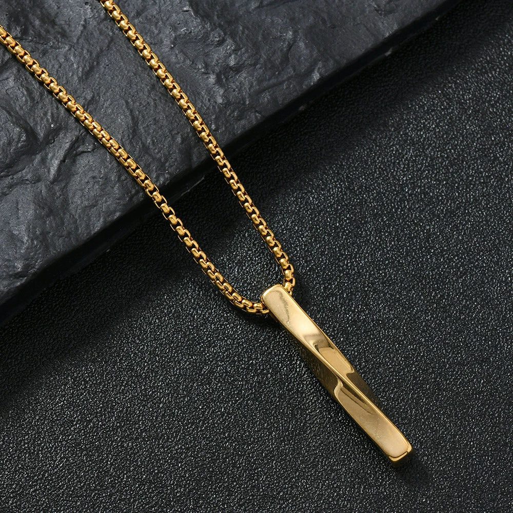 Twisted Bar Necklace